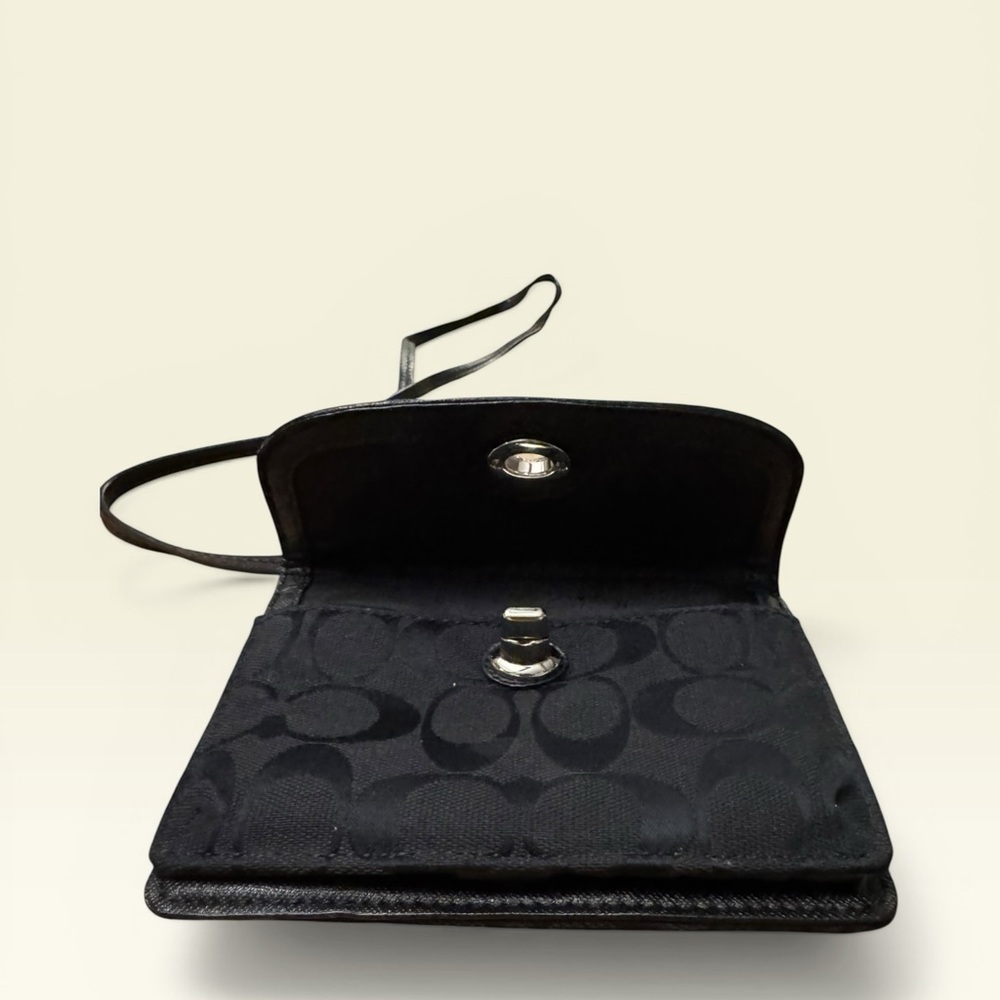 Coach Mini Legacy Signature C Crossbody Wallet - Picture 5 of 7